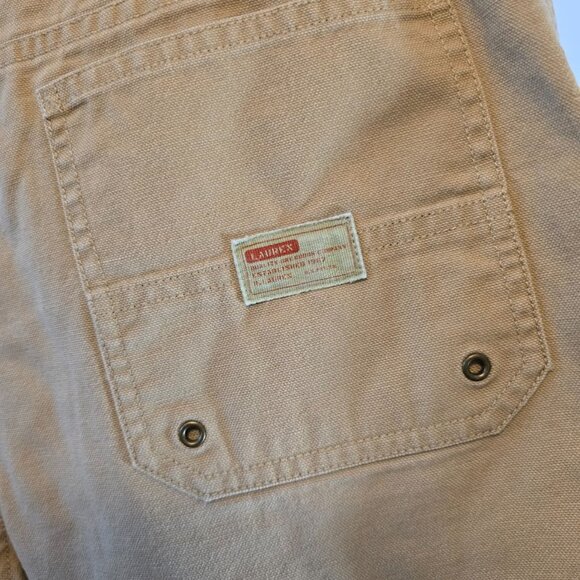 LAUREN RALPH LAUREN SHORTS SIZE 8 BEIGE TAN OUTDOOR UTILITY 100% COTTON - Picture 6 of 7